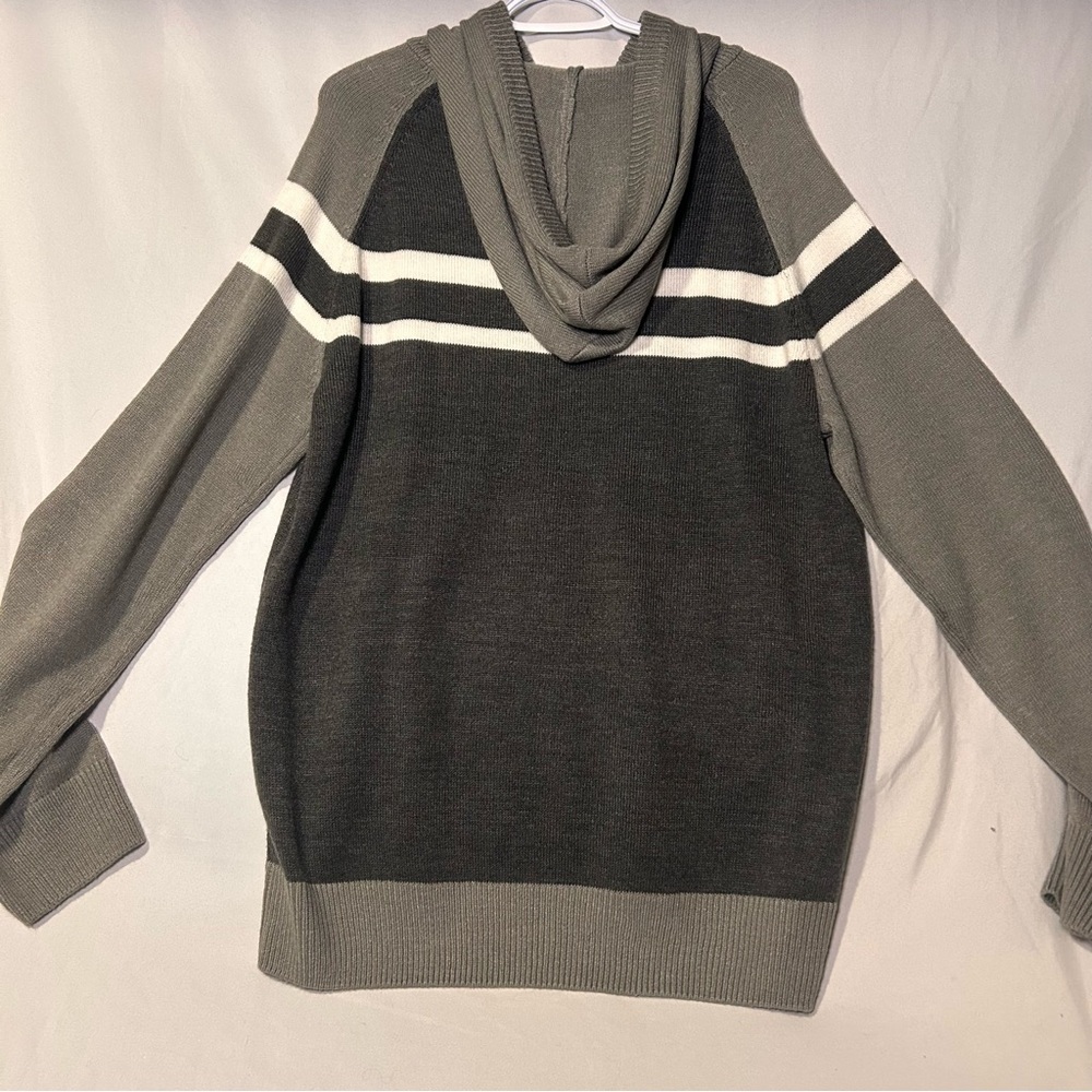 NHL Toronto Maple Leafs Gray knitted hoodie sweater XL - Picture 11 of 12